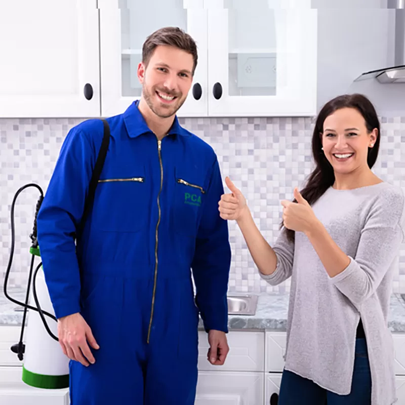 PCA Technicien and happy client